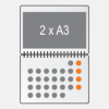 Double 2 x A3 (420x297mm), open A2 (420x594 mm)
