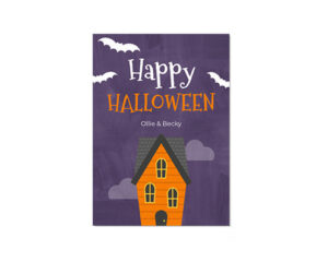 Happy Halloween Portrait Card