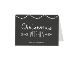 Christmas Wishes Landscape Card