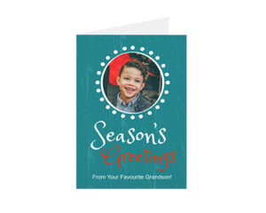 Season's Greetings Portrait Card