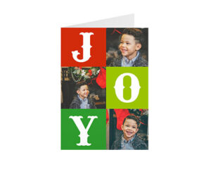 Joy Portrait Card